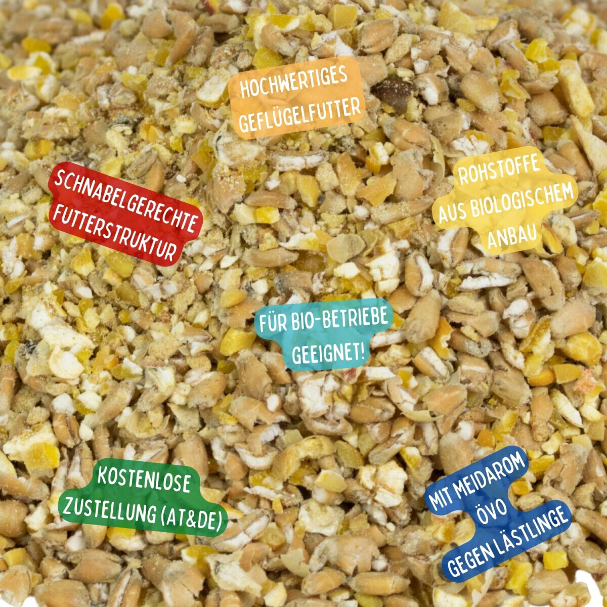 Bio Legehennenfutter mit MeidArom &Ouml;VO 25 kg