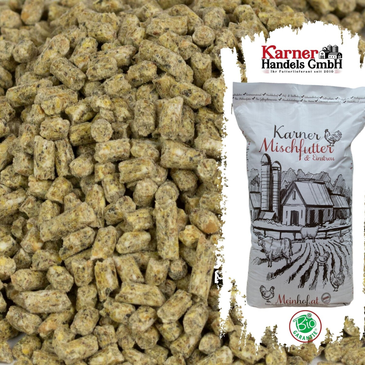 Bio Legehennenfutter pelletiert 25 kg
