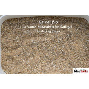 Karner Bio Vitamin-Mineralmix f&uuml;r Gefl&uuml;gel im 4,5 kg Eimer
