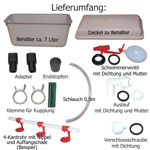 Nippeltr&auml;nke f&uuml;r Gefl&uuml;gel