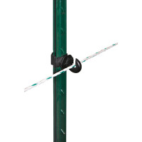 T-Post Ringisolator schwarz 25 Stk