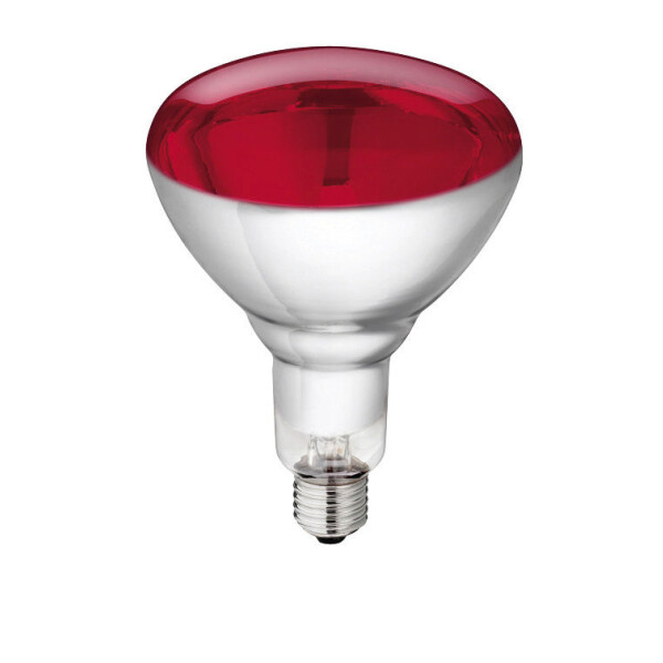 Philips Infrarotlampe 150 Watt, Hartglas, Rot