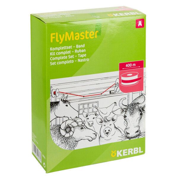 Stallfliegenf&auml;nger FlyMaster Band - Komplettset 400 m