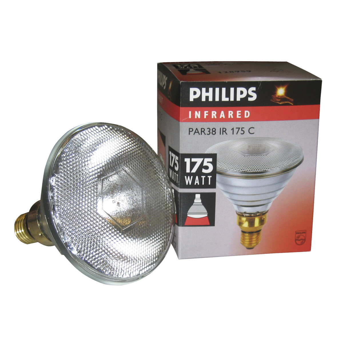 Philips Infrarot-Sparlampe 175 Watt, klar