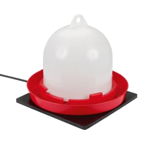Gummi-Heizplatte f&uuml;r Gefl&uuml;geltr&auml;nken und Kleintiere, 24 x 24 cm, 18 Watt