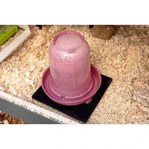 Gummi-Heizplatte f&uuml;r Gefl&uuml;geltr&auml;nken und Kleintiere, 24 x 24 cm, 18 Watt