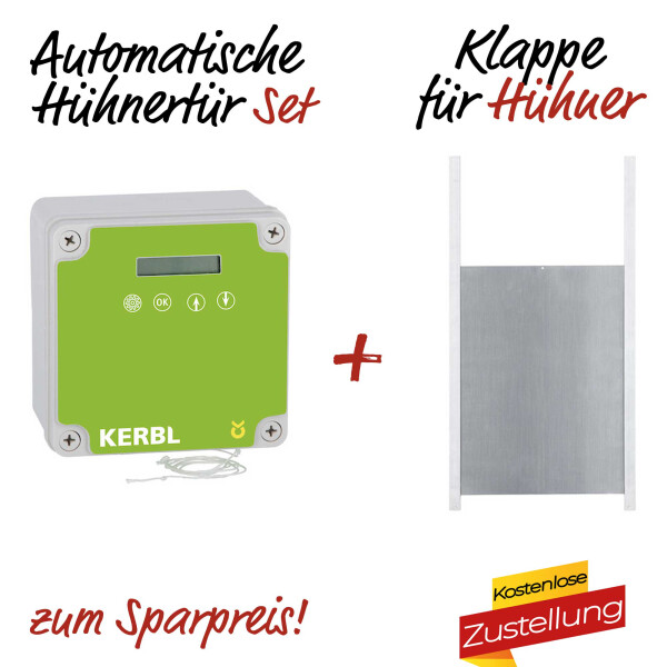 Automatische H&uuml;hnert&uuml;r Komplett-Set