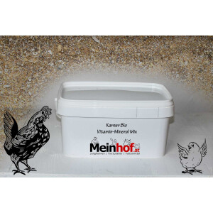 Karner Bio Vitamin-Mineralmix für Geflügel im 2-kg-Eimer