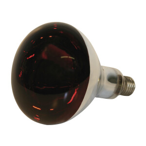 Hartglas-Infrarotlampe Kerbl 250 W  rot