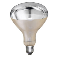 Kerbl Hartglas-Infrarotlampe 150 Watt - Energiesparend, Langlebig, Klar