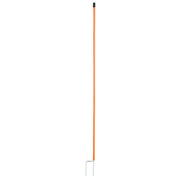 Ersatzpfahl f&uuml;r Weidenetze 106 cm Doppelspitze, orange