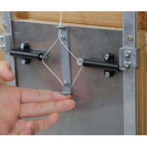 Selbstverriegelung für Automatische Hühnertür