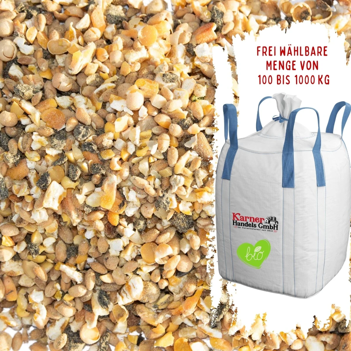 Bio Legehennenfutter Spezial - ohne Soja  im BigBag, 1000 kg