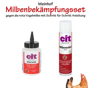 Meinhof Milbenbek&auml;mpfungsset f&uuml;r H&uuml;hnerst&auml;lle mit leichten Milbenbefall
