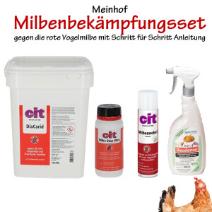 Meinhof Milbenbek&auml;mpfungsset f&uuml;r H&uuml;hnerst&auml;lle mit starken Milbenbefall