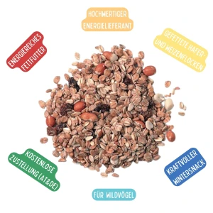 Fettfutter, 15 Beutel je 1000 g