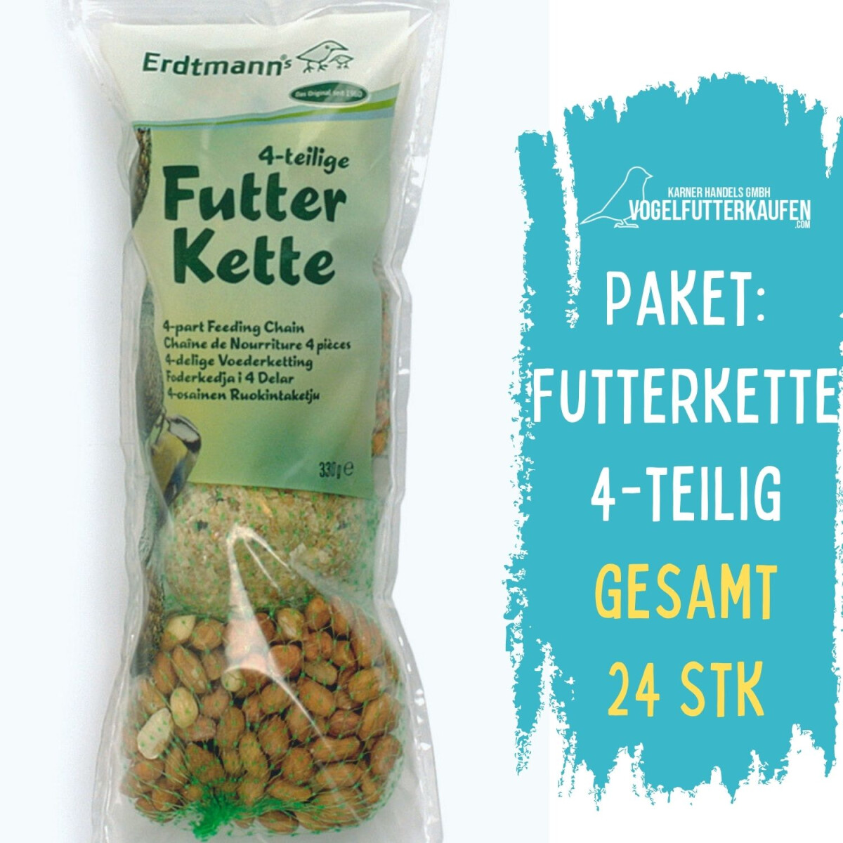 Vogelfutterkette 4-teilig