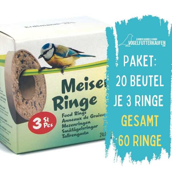 Meisenringe 48 Stk im Karton