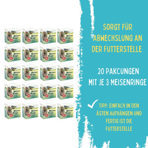 Meisenringe 48 Stk im Karton