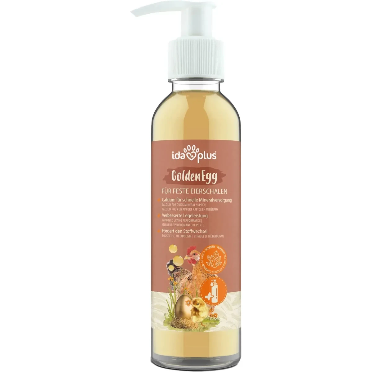 IdaPlus&reg; GoldenEgg 200 ml f&uuml;r H&uuml;hner &amp; Wachteln