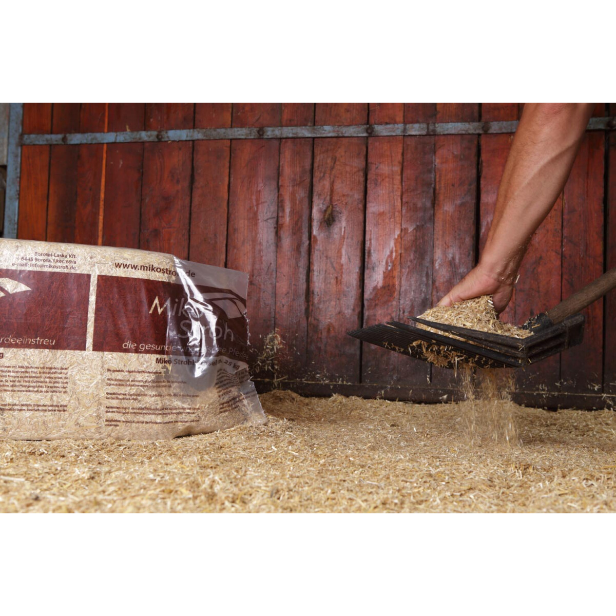 Miko Strohmehl Einstreu, 25 kg Ballen