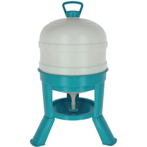 Gefl&uuml;geltr&auml;nke 30 l, t&uuml;rkis-wei&szlig;
